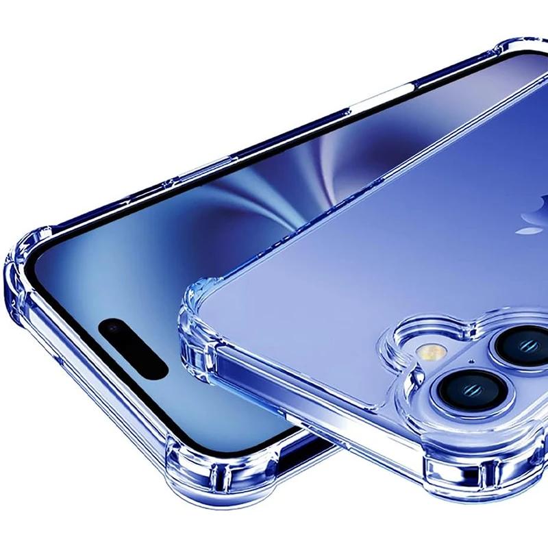 Shockproof Hybrid Case For iPhone 16 Pro Max Plus Mini Thin Crystal Clear Hard Back Cover Silicone Shell Ultra Thin Luxury For iPhone 16
Shockproof Hybrid Case For iPhone 16 Pro Max Plus Mini Thin Crystal Clear Hard Back Cover Silicone Shell Ultra Thin Luxury For iPhone 16