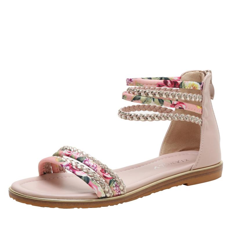 Flat Roman shoes, new women s fashion casual sandals vacation travel flower cloth beach - 36
Flat Roman shoes, new women s fashion casual sandals vacation travel flower cloth beach - 36