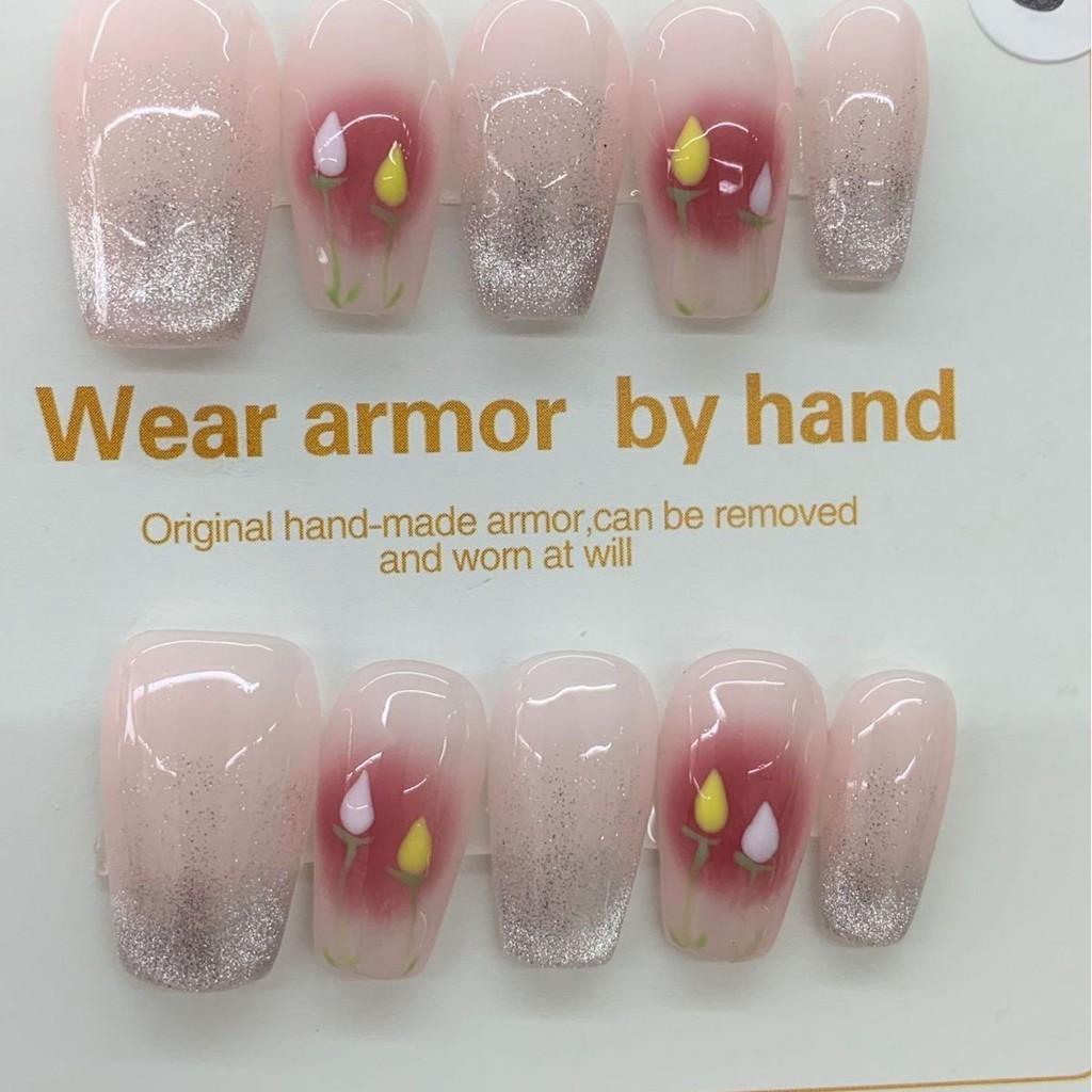 Кошачий глаз Тюльпан Ручной работы Наклейки для ногтей Расписанный вручную Цветок Милый стиль Патч Ноготь L
Кошачий глаз Тюльпан Ручной работы Наклейки для ногтей Расписанный вручную Цветок Милый стиль Патч Ноготь L