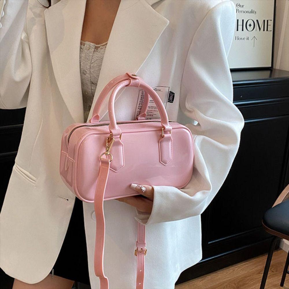 Solid Color Summer Crossbody Bag Dirty Resistant Crossbody Satchel Jelly Hobos Handbag Commuting рожевий
Solid Color Summer Crossbody Bag Dirty Resistant Crossbody Satchel Jelly Hobos Handbag Commuting рожевий