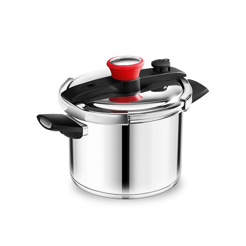 2026 6Liter Large Capacity Thickened 304 Stainless Steel Explosion-proof Multi Function Pressure Cooker
2026 6Liter Large Capacity Thickened 304 Stainless Steel Explosion-proof Multi Function Pressure Cooker