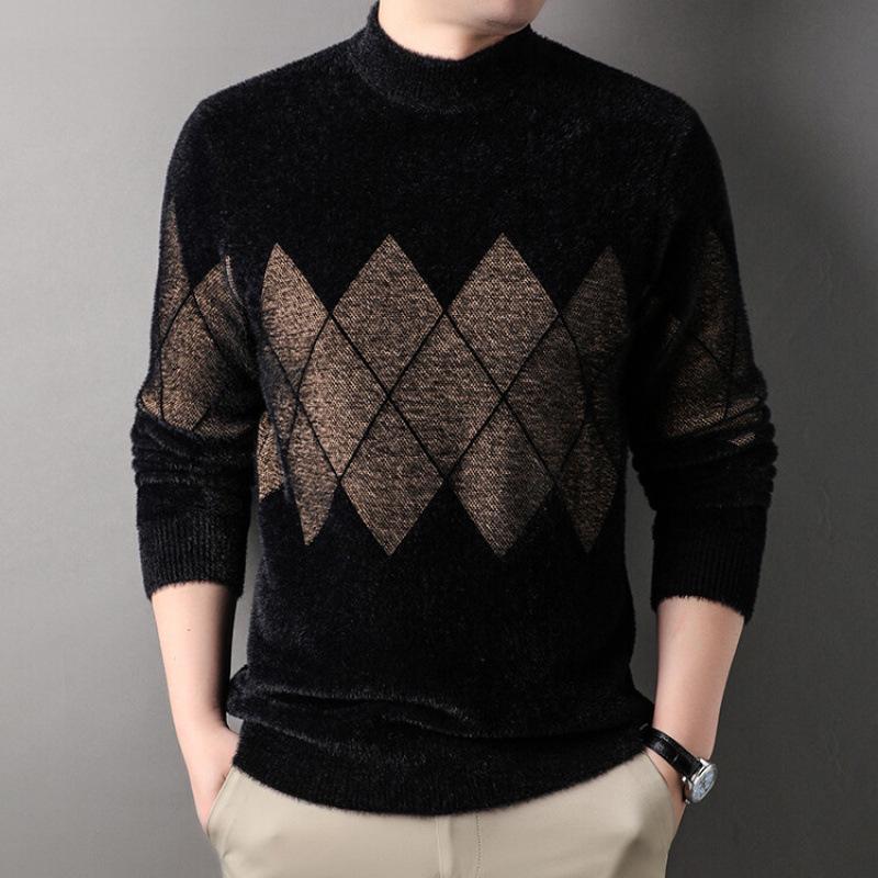 Men s 2024 Mink Velvet Sweater - Winter Half-High Collar, Thickened and Warm 2XL синий
Men s 2024 Mink Velvet Sweater - Winter Half-High Collar, Thickened and Warm 2XL синий