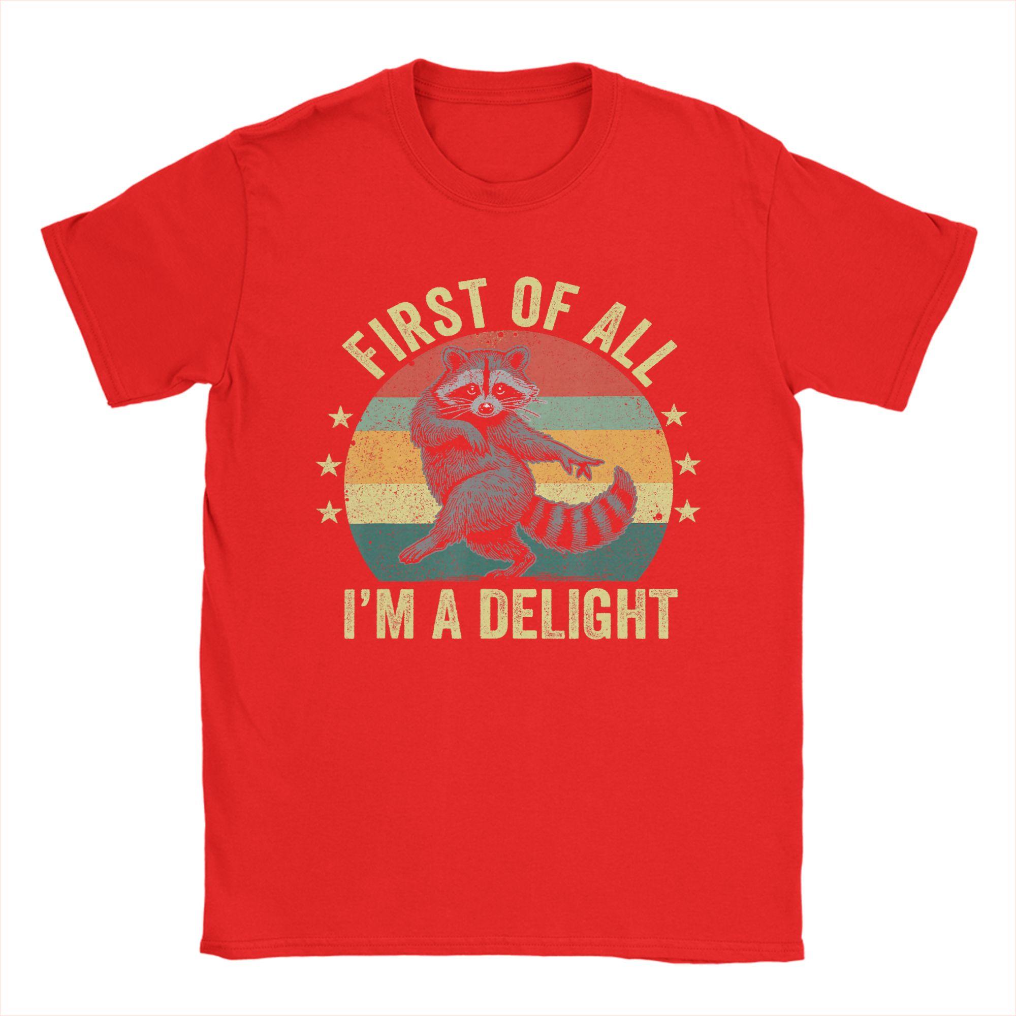 First of All I m a Delight Sarcastic Raccoon Trash Animal T Shirt Unisex Cotton T-Shirt Crewneck Tee Shirt Short Sleeve Clothes S
First of All I m a Delight Sarcastic Raccoon Trash Animal T Shirt Unisex Cotton T-Shirt Crewneck Tee Shirt Short Sleeve Clothes S