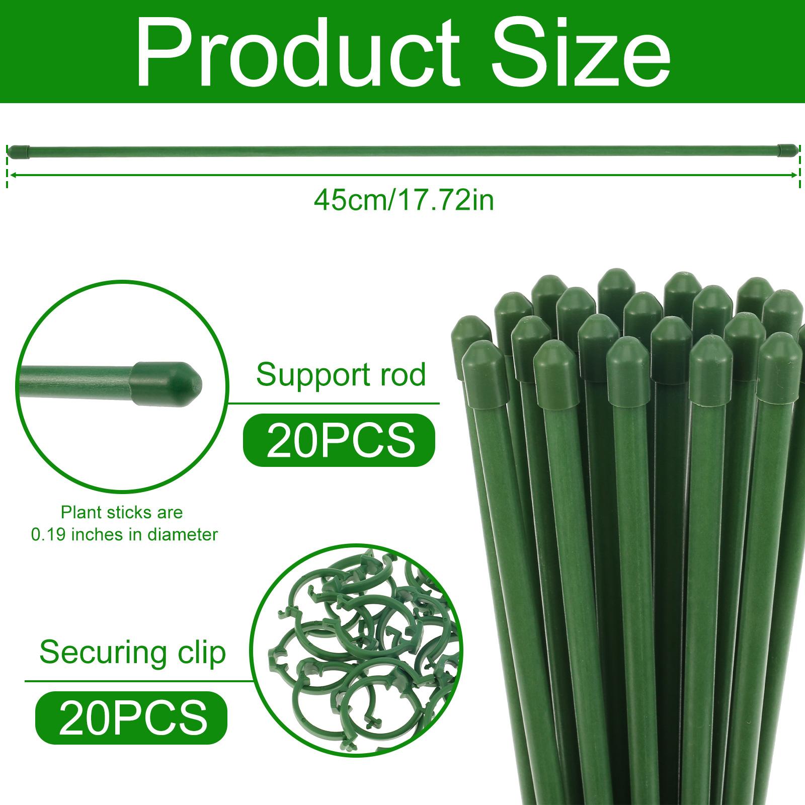 20/30Pcs Plant Supports Stakes Flower Stand Sticks Garden Single Stem Flower Support Stake Bonsai Fixing Tool Flower Grow Holder
20/30Pcs Plant Supports Stakes Flower Stand Sticks Garden Single Stem Flower Support Stake Bonsai Fixing Tool Flower Grow Holder