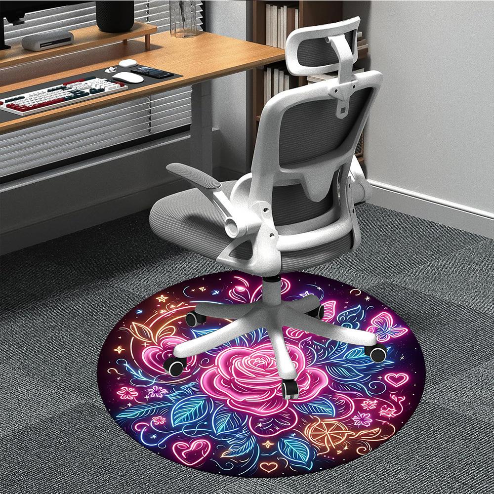 1pc Neon Rose Chair Carpet for Office, Non-slip, Soft and Durable Office Rug, Perfect for Office yy260127147 80cm by 80cm
1pc Neon Rose Chair Carpet for Office, Non-slip, Soft and Durable Office Rug, Perfect for Office yy260127147 80cm by 80cm