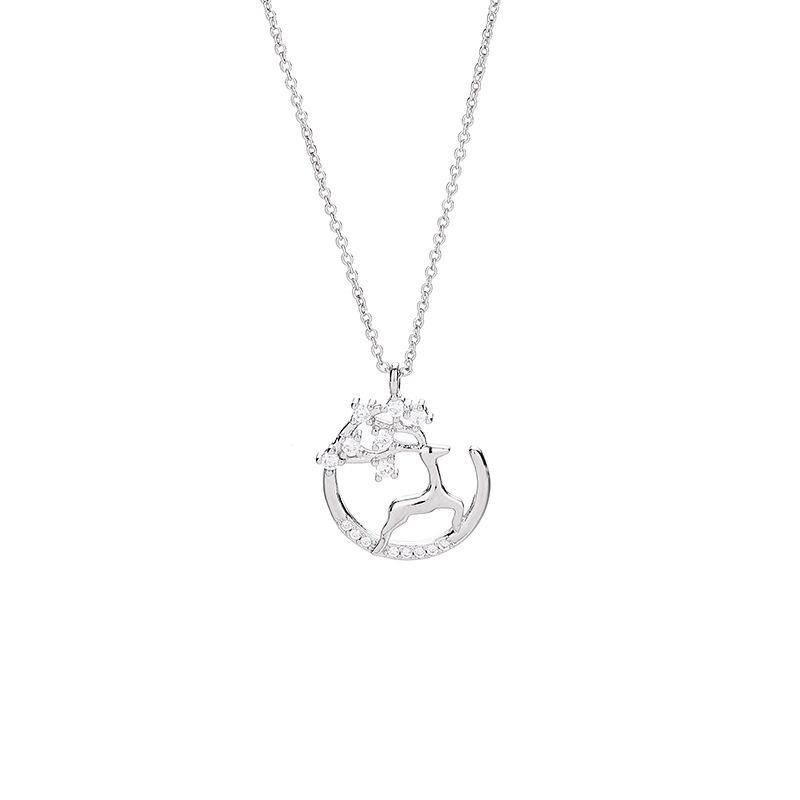 Sparkling Diamond Reindeer Necklace with Clavicle Chain – Niche Design Christmas Gift 2025
Sparkling Diamond Reindeer Necklace with Clavicle Chain – Niche Design Christmas Gift 2025