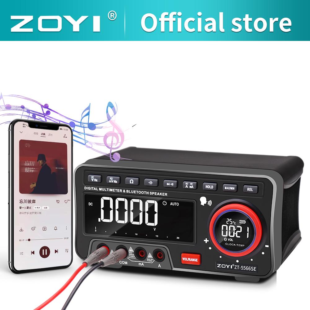 ZOYI ZT-5566SE Desktop Voice Multimeter Professional Digital Bluetooth 19999 Counts True RMS Auto Range DC/AC Meter
ZOYI ZT-5566SE Desktop Voice Multimeter Professional Digital Bluetooth 19999 Counts True RMS Auto Range DC/AC Meter