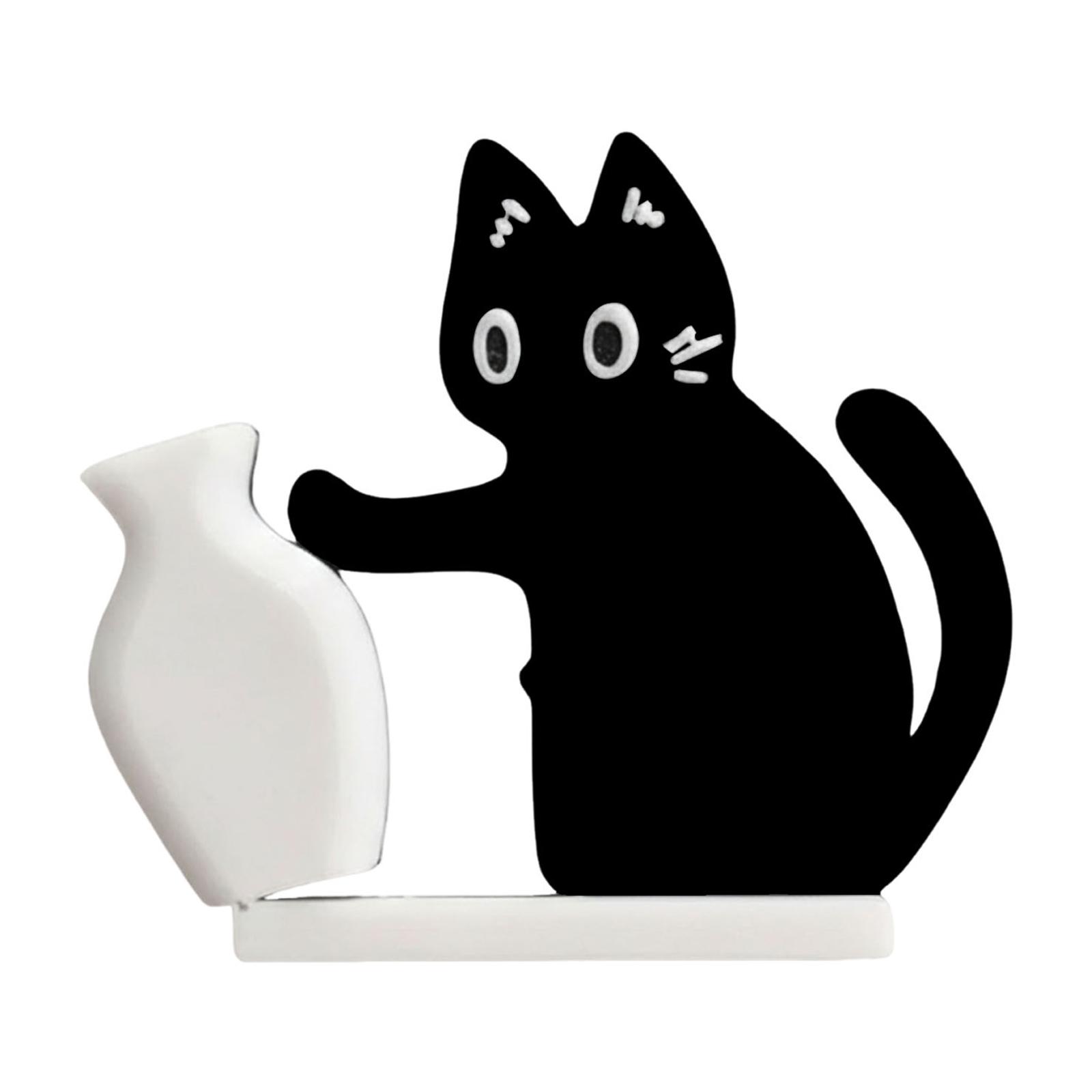 1-10pcs Creative Black Cat Fridge Magnet with Vase Acrylic Magnetic Refrigerator Magnet Home Kitchen Decor Gift for Cat Lovers
1-10pcs Creative Black Cat Fridge Magnet with Vase Acrylic Magnetic Refrigerator Magnet Home Kitchen Decor Gift for Cat Lovers