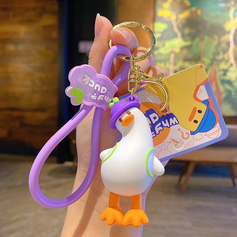 New Hair Cute Little Flower Duck Keychain Pendant Cute Cartoon Car Key Chain Pendant Creative Small Gift Opp bag packaging
New Hair Cute Little Flower Duck Keychain Pendant Cute Cartoon Car Key Chain Pendant Creative Small Gift Opp bag packaging