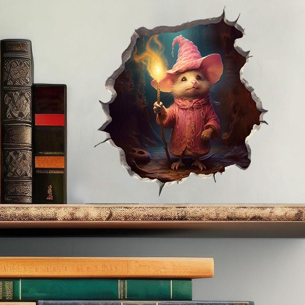 Cute Luminous Mouse Hole Stickers Mini 3D cartoon Rat Decal Fluorescent Mouse Sticker Wall Decal
Cute Luminous Mouse Hole Stickers Mini 3D cartoon Rat Decal Fluorescent Mouse Sticker Wall Decal