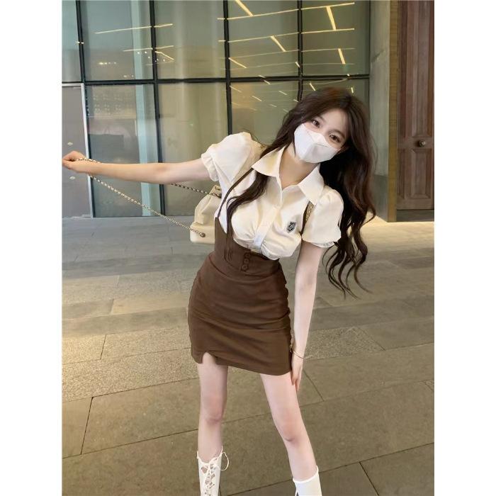 Summer Academy Style Small Strap Skirt Waist Sweet Spice Girl Short Skirt Chic Skirt Fake Two-piece Dress XL
Summer Academy Style Small Strap Skirt Waist Sweet Spice Girl Short Skirt Chic Skirt Fake Two-piece Dress XL