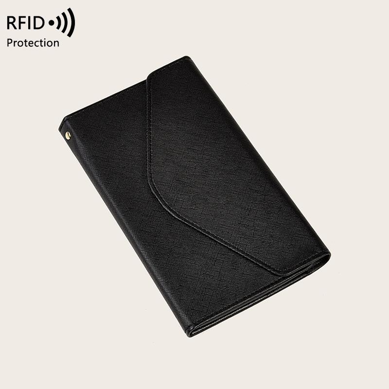 Новый противокражный кошелек-обложка для паспорта с защитой от RFID, многофункциональная сумка для билетов и ID, дорожная сумка для паспорта для мужчин и женщин чёрный
Новый противокражный кошелек-обложка для паспорта с защитой от RFID, многофункциональная сумка для билетов и ID, дорожная сумка для паспорта для мужчин и женщин чёрный