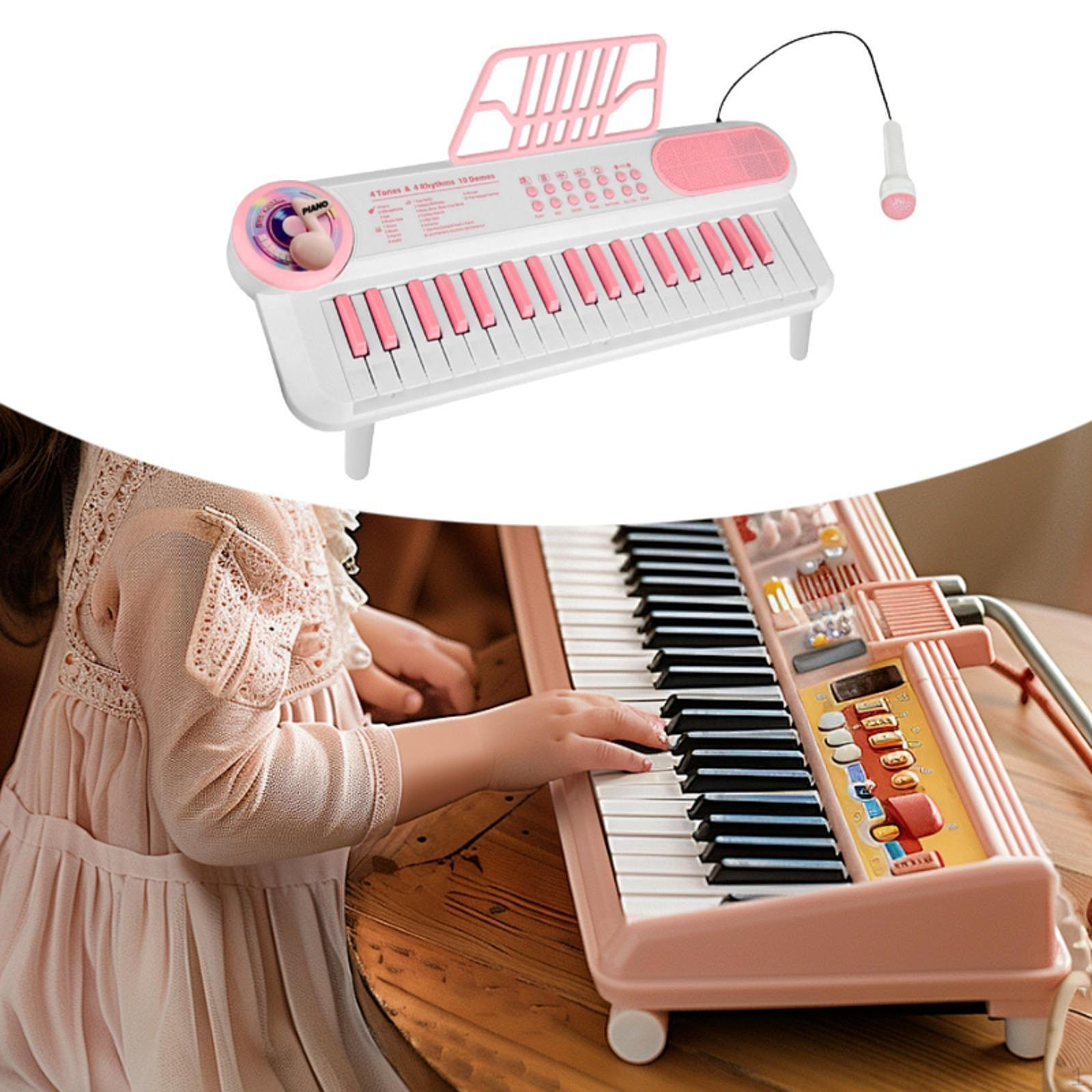 Электронное пианино с 37 клавишами, музыкальная игрушка, портативное, для детей 3 4 5 6 лет белый
Электронное пианино с 37 клавишами, музыкальная игрушка, портативное, для детей 3 4 5 6 лет белый