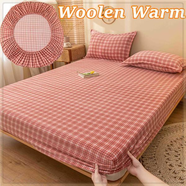Woolen Milk Velvet Thicken Fitted Sheet Very Warm Bed Mattress Cover Thick Quilted Protector Bed Pad Non-slip Mattress No Pillowcases 120x200cm Only a Sheet
Woolen Milk Velvet Thicken Fitted Sheet Very Warm Bed Mattress Cover Thick Quilted Protector Bed Pad Non-slip Mattress No Pillowcases 120x200cm Only a Sheet