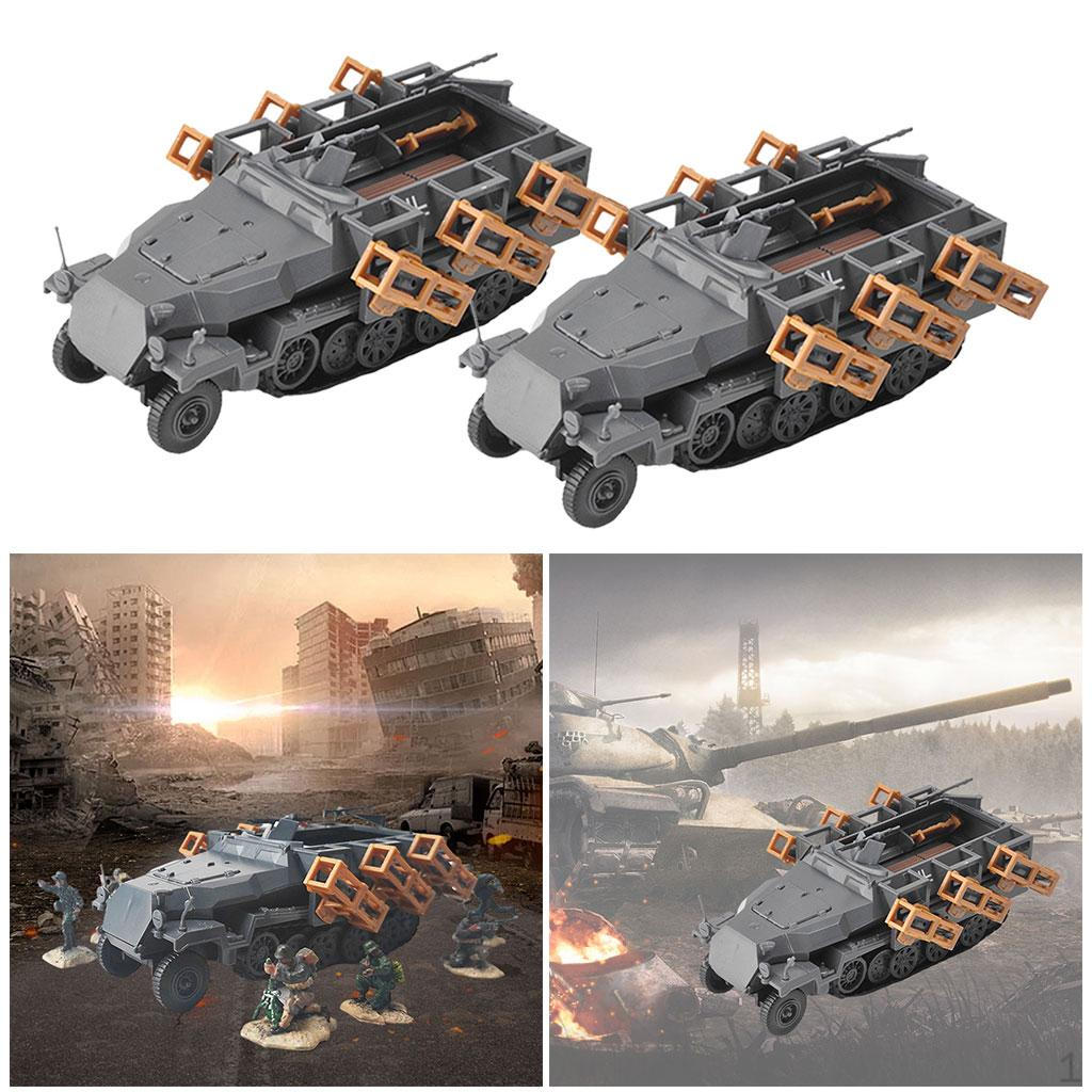 2/set Plastic German SdKfz 251 Tank Model Kit 1:72 Scale Heavy Vehicle Collectibles Gift
2/set Plastic German SdKfz 251 Tank Model Kit 1:72 Scale Heavy Vehicle Collectibles Gift