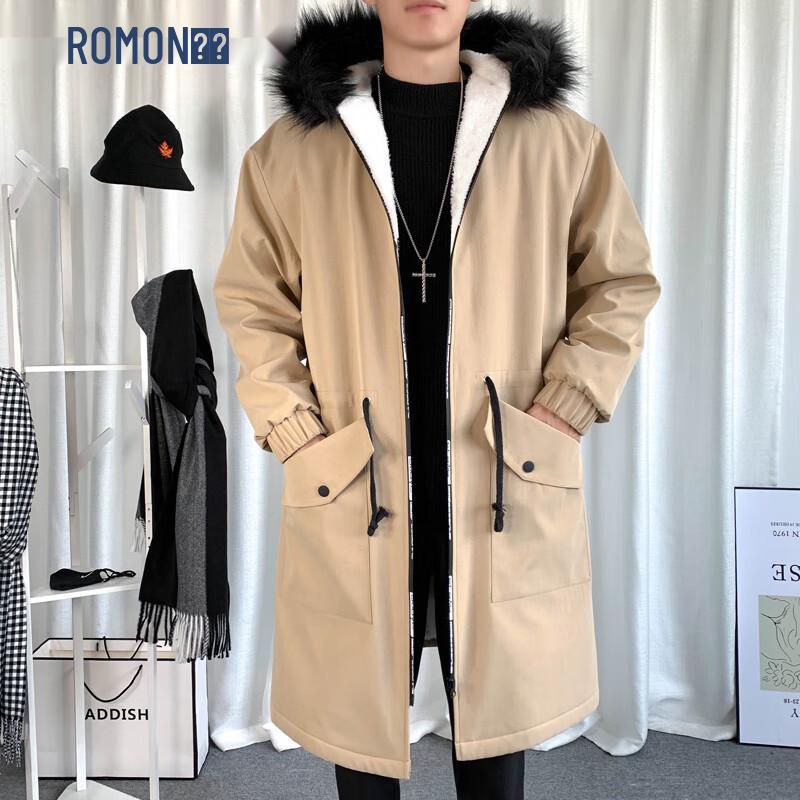 ROMON Мужской тренч средней длины с капюшоном в британском стиле 2XL
ROMON Мужской тренч средней длины с капюшоном в британском стиле 2XL