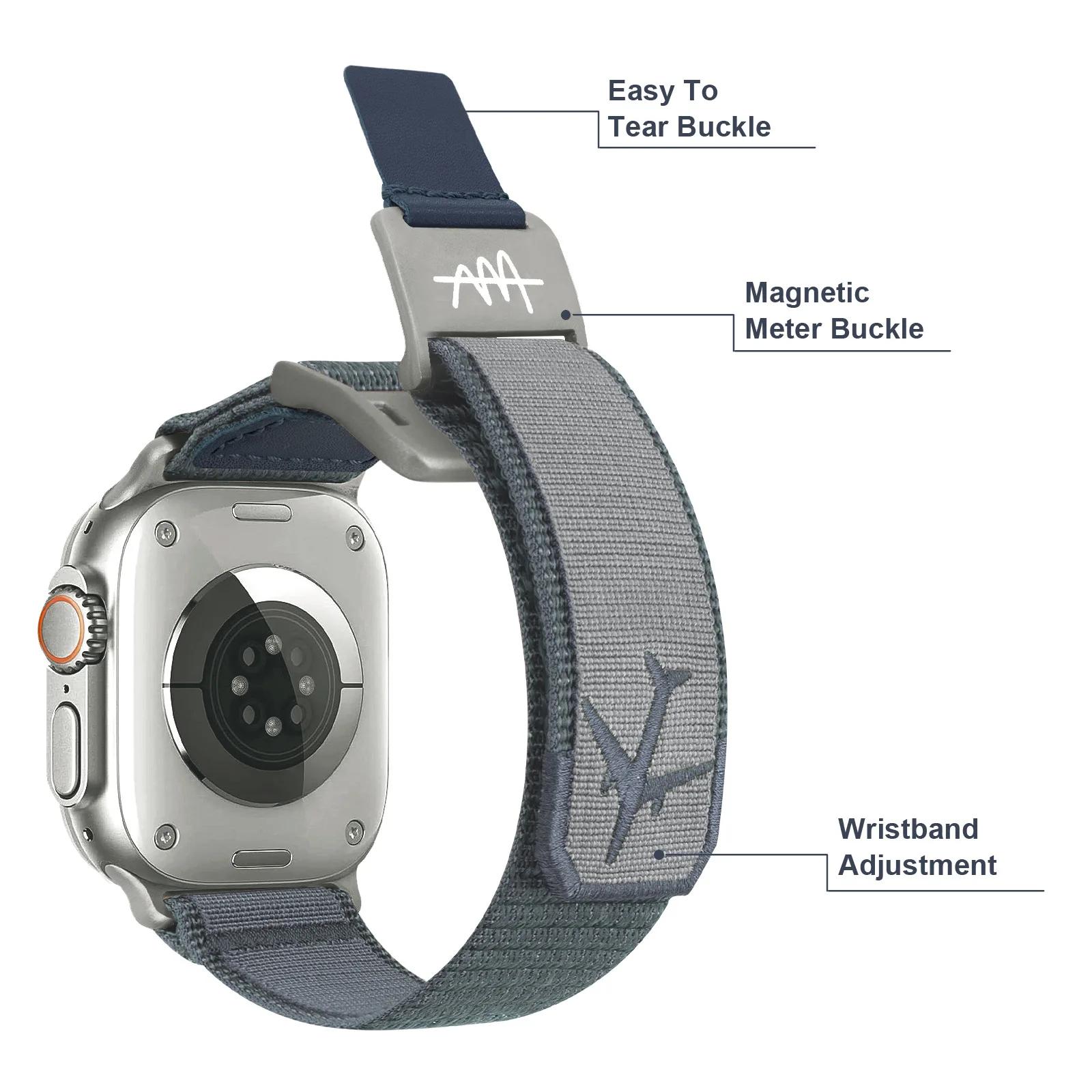 Нейлоновый магнитный ремешок для Apple Watch Ultra3 2 49 мм Серии 11 10 46 мм 42 мм Спортивный ремешок для iWatch 9 8 7 6 5 4 SE3 45 мм 40 44 41 мм 38mm 40mm 41mm
Нейлоновый магнитный ремешок для Apple Watch Ultra3 2 49 мм Серии 11 10 46 мм 42 мм Спортивный ремешок для iWatch 9 8 7 6 5 4 SE3 45 мм 40 44 41 мм 38mm 40mm 41mm