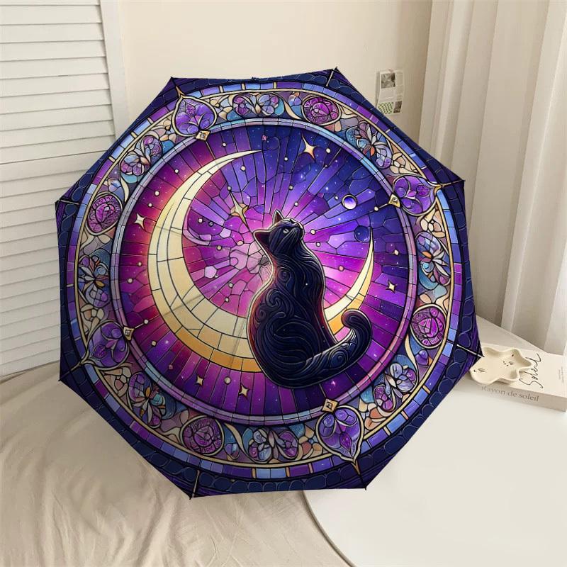 1pc cat moon Automatic Open/Close Umbrella with Windproof, 8-Rib Sturdy Canopy, Durable Ribs, Fashionable Design1254A
1pc cat moon Automatic Open/Close Umbrella with Windproof, 8-Rib Sturdy Canopy, Durable Ribs, Fashionable Design1254A