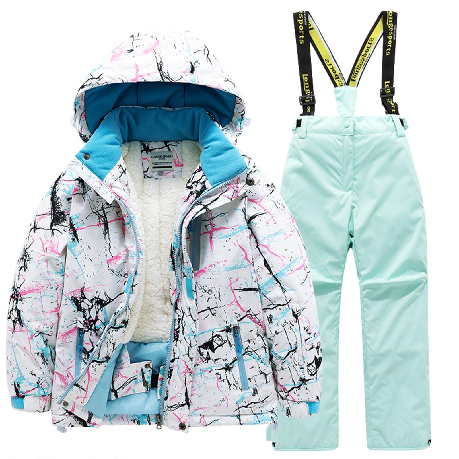 Дитячий модний лижний костюм для хлопчиків та дівчаток, потовщений, водонепроникний, теплий, куртка та штани, комплект 8 зелений
Дитячий модний лижний костюм для хлопчиків та дівчаток, потовщений, водонепроникний, теплий, куртка та штани, комплект 8 зелений