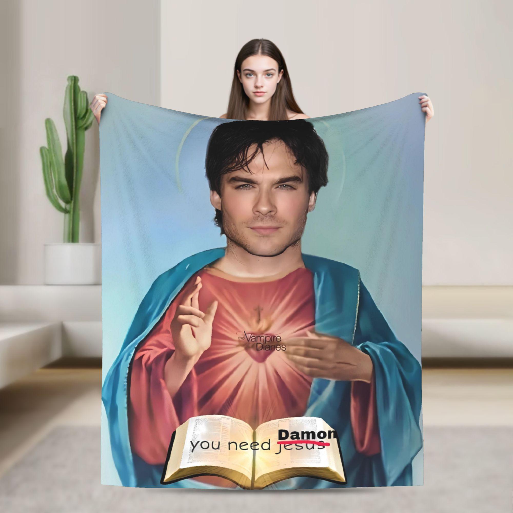 The Vampire Diaries Damon Salvatore TV Series Blanket Picnic Flannel Throw Blanket For Home Decor Soft Quality Bedspread Gift 80x120cm(31x47inch)
The Vampire Diaries Damon Salvatore TV Series Blanket Picnic Flannel Throw Blanket For Home Decor Soft Quality Bedspread Gift 80x120cm(31x47inch)