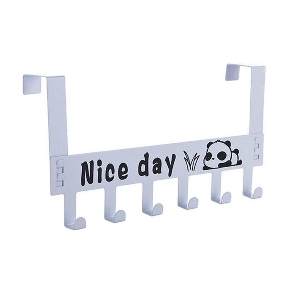 Cartoon Housewares Traceless 6 Hooks Over Door Hanger 6 Hooks Over Door Removable Hanging Rail Nail-Free Coat Rack
Cartoon Housewares Traceless 6 Hooks Over Door Hanger 6 Hooks Over Door Removable Hanging Rail Nail-Free Coat Rack