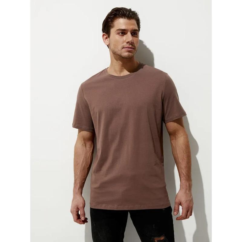 Летний топ с круглым вырезом и короткими рукавами, однотонный, универсальный, свободный, дышащий, повседневный, спортивный, мужские футболки из чистого хлопка S
Летний топ с круглым вырезом и короткими рукавами, однотонный, универсальный, свободный, дышащий, повседневный, спортивный, мужские футболки из чистого хлопка S