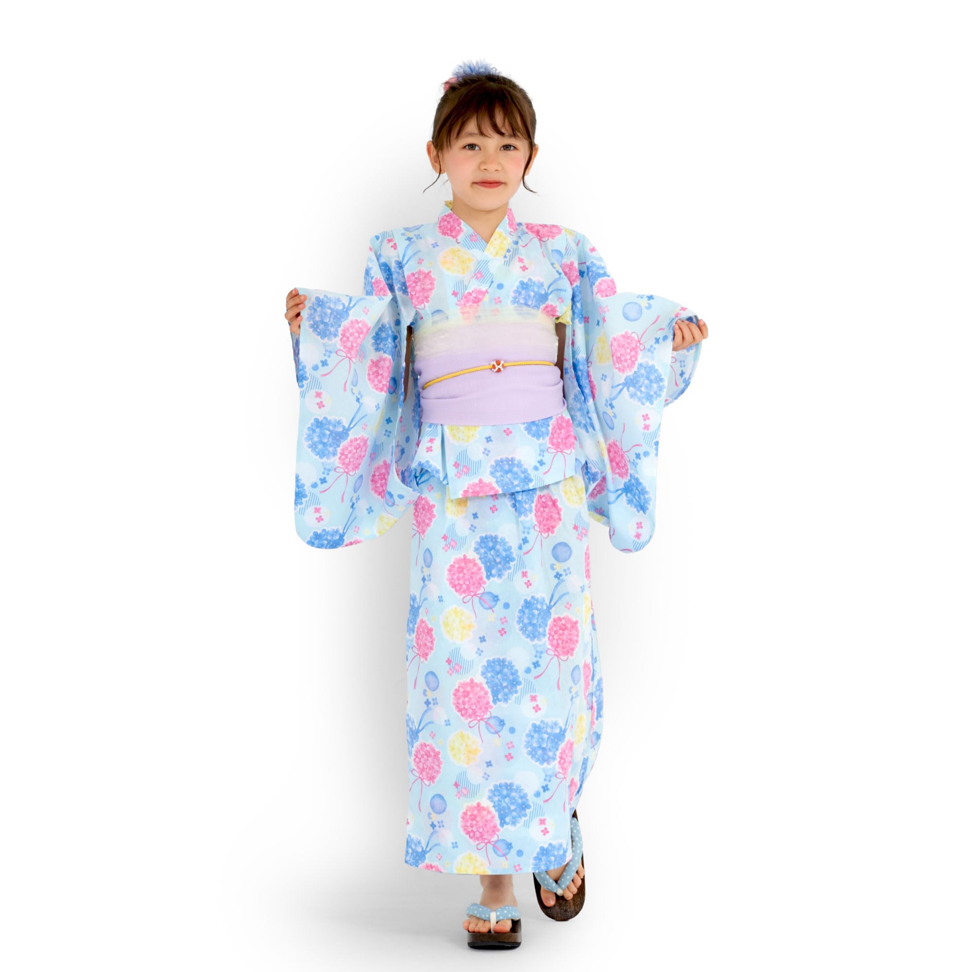 NISHIORI Yukata Set for Girls Separate and 2 Obi 10 6 Sizes 4-Piece (2-Way Dress, Camisole, Belts) - Patterns, (11W-2, 150cm)
NISHIORI Yukata Set for Girls Separate and 2 Obi 10 6 Sizes 4-Piece (2-Way Dress, Camisole, Belts) - Patterns, (11W-2, 150cm)