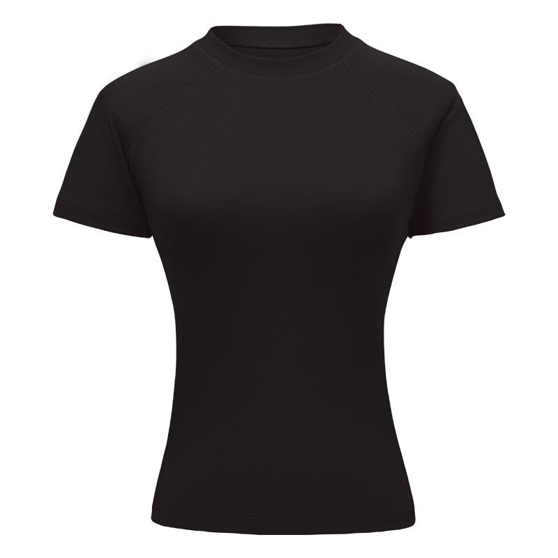 Футболка с круглым вырезом, женская, облегающая, с коротким рукавом, весна-лето XL
Футболка с круглым вырезом, женская, облегающая, с коротким рукавом, весна-лето XL