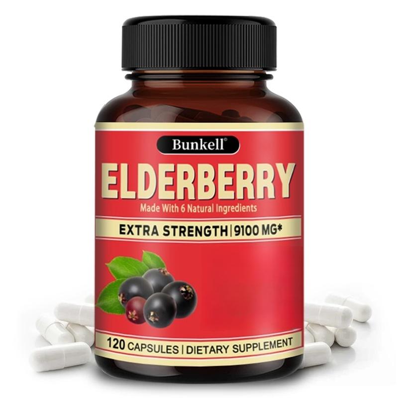 Elderberry Dietary Supplement, With Garlic Bulb, Arjuna, Aloe Vera, 120 Capsules Per Bottle 120 Capsules
Elderberry Dietary Supplement, With Garlic Bulb, Arjuna, Aloe Vera, 120 Capsules Per Bottle 120 Capsules