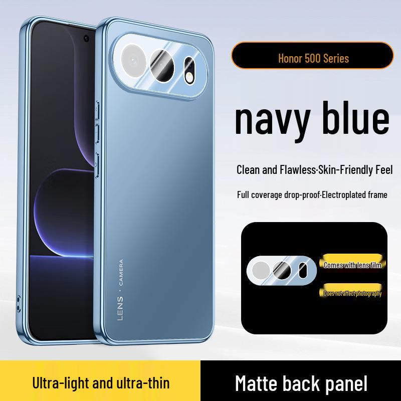 Electroplated Phone Case with Frosted 400 Lens Protection for Honor 80/90/100/200/300 Series Honor 80
Electroplated Phone Case with Frosted 400 Lens Protection for Honor 80/90/100/200/300 Series Honor 80