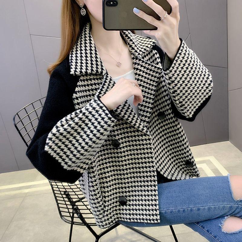 Женская осенне-зимняя клетчатая куртка, толстая повседневная куртка, пальто больших размеров 3XL 
Женская осенне-зимняя клетчатая куртка, толстая повседневная куртка, пальто больших размеров 3XL