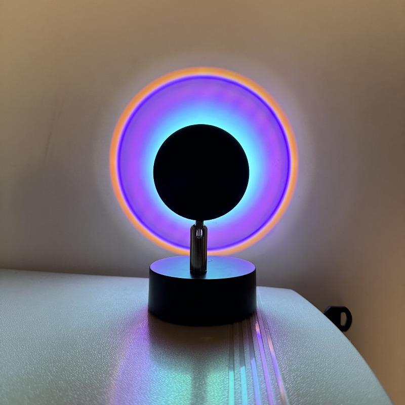 LED Rechargeable Magnetic Sunset Projection Wall Light, No Wiring No Punching, Rotatable Touch Dimming Sunset Ambient Wall Lamp for Home Bedroom Decor Monochrome Rainbow чорний
LED Rechargeable Magnetic Sunset Projection Wall Light, No Wiring No Punching, Rotatable Touch Dimming Sunset Ambient Wall Lamp for Home Bedroom Decor Monochrome Rainbow чорний