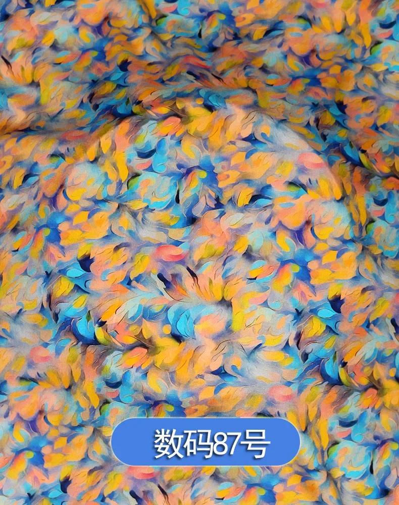 Digital Printed Fabric Rayon By The Meter for Clothing Dresses Pajamas Sewing Soft Flower Pattern Textile Needlework Thin Silky 100cmX143cm
Digital Printed Fabric Rayon By The Meter for Clothing Dresses Pajamas Sewing Soft Flower Pattern Textile Needlework Thin Silky 100cmX143cm