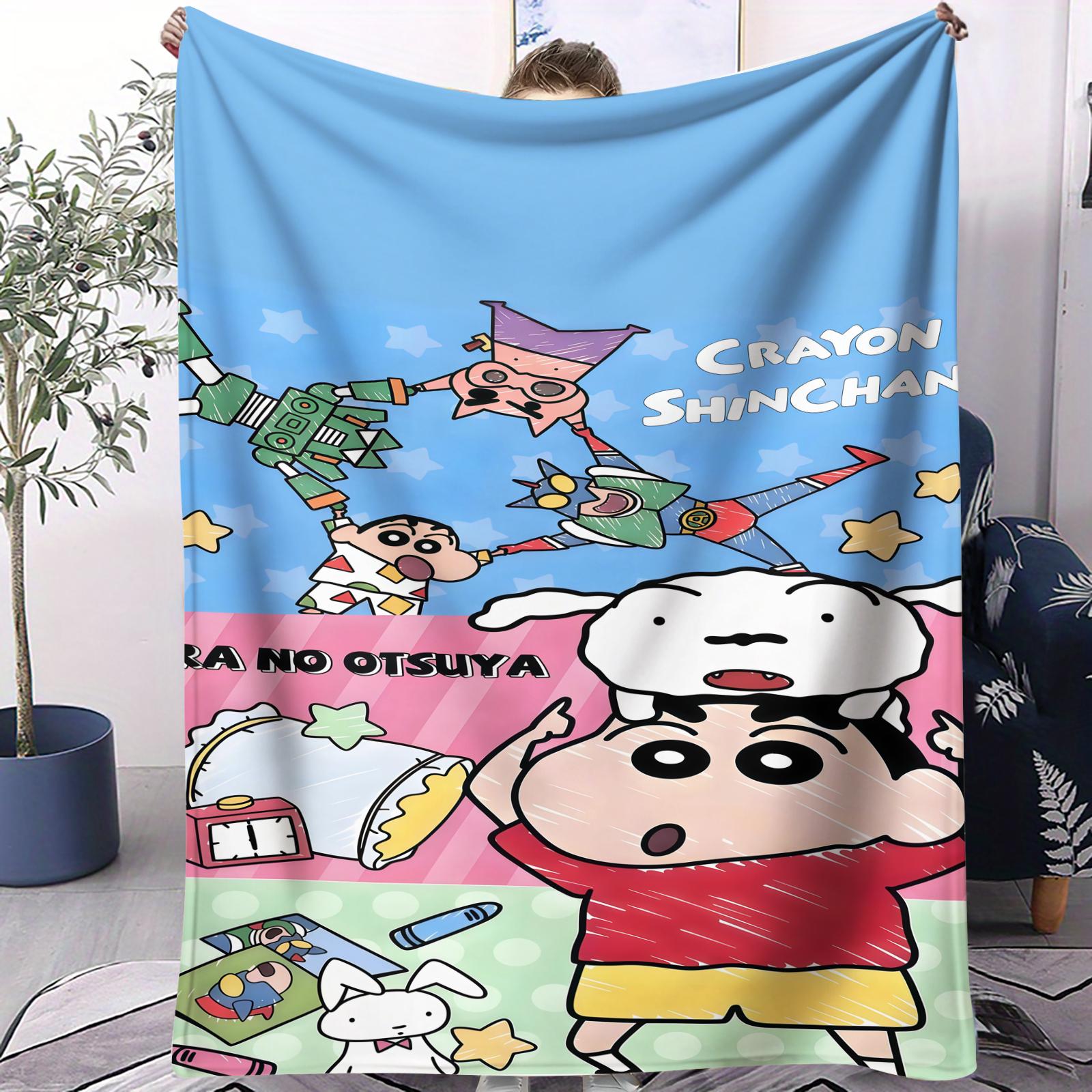 Kawaii Crayon Shinchan Cartoon Small Cover Blanket Soft Comfortable Skin Friendly For Bed Dorm Sofa Office Camping Travel Gift 70x100cm
Kawaii Crayon Shinchan Cartoon Small Cover Blanket Soft Comfortable Skin Friendly For Bed Dorm Sofa Office Camping Travel Gift 70x100cm