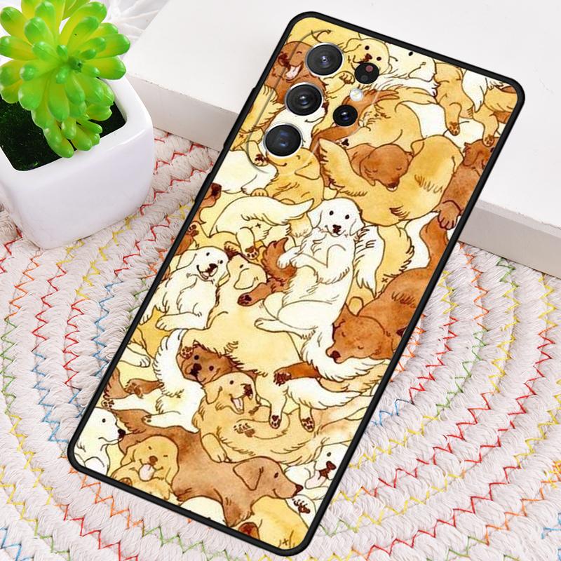 Cartoon Golden Retriever Dog Phone Case for Samsung Galaxy note 10 pro S26 Ultra S23 S24 FE S25 S21 S22 PLUS shockproof Cove Galaxy S23 Ultra
Cartoon Golden Retriever Dog Phone Case for Samsung Galaxy note 10 pro S26 Ultra S23 S24 FE S25 S21 S22 PLUS shockproof Cove Galaxy S23 Ultra