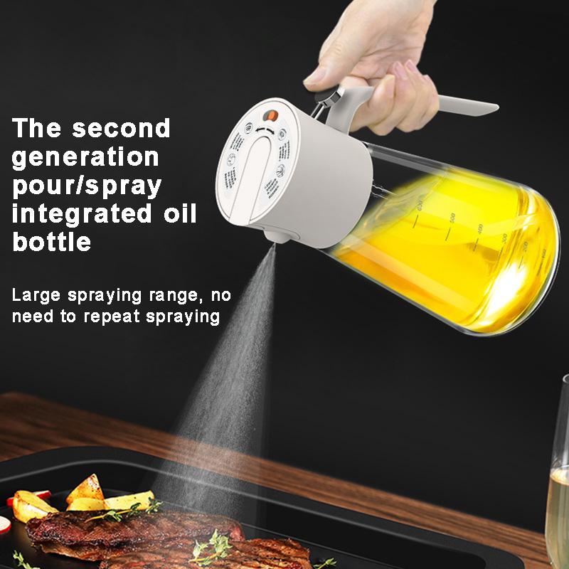 Oil Sprayer Bottle 2in1 Glass Oil Bottle Cooking Anti-leakage Olive Oil Storage Bottle BBQ Air Fryer Kitchen Supplies Tools 2024
Oil Sprayer Bottle 2in1 Glass Oil Bottle Cooking Anti-leakage Olive Oil Storage Bottle BBQ Air Fryer Kitchen Supplies Tools 2024