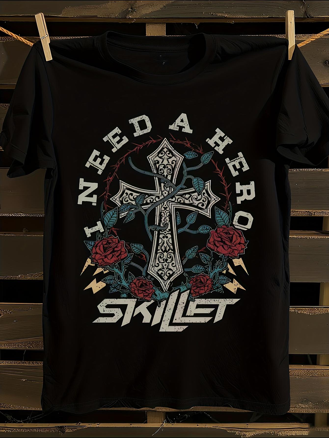 Vintage Skillet Band Graphic T-Shirt Mens Tshirt Womens Tshirts with Letters Print Short Sleeves T-Shirt Casual Street Tee Shirt Top XXL
Vintage Skillet Band Graphic T-Shirt Mens Tshirt Womens Tshirts with Letters Print Short Sleeves T-Shirt Casual Street Tee Shirt Top XXL