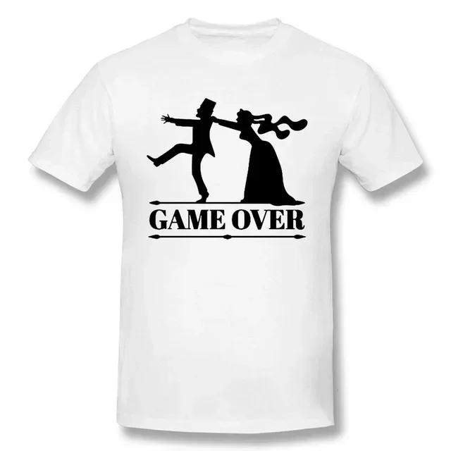 Game Over Bride Groom Single Party T-shirt Fun T-shirt Women s Clothing Short Sleeve Camo T-shirt S
Game Over Bride Groom Single Party T-shirt Fun T-shirt Women s Clothing Short Sleeve Camo T-shirt S
