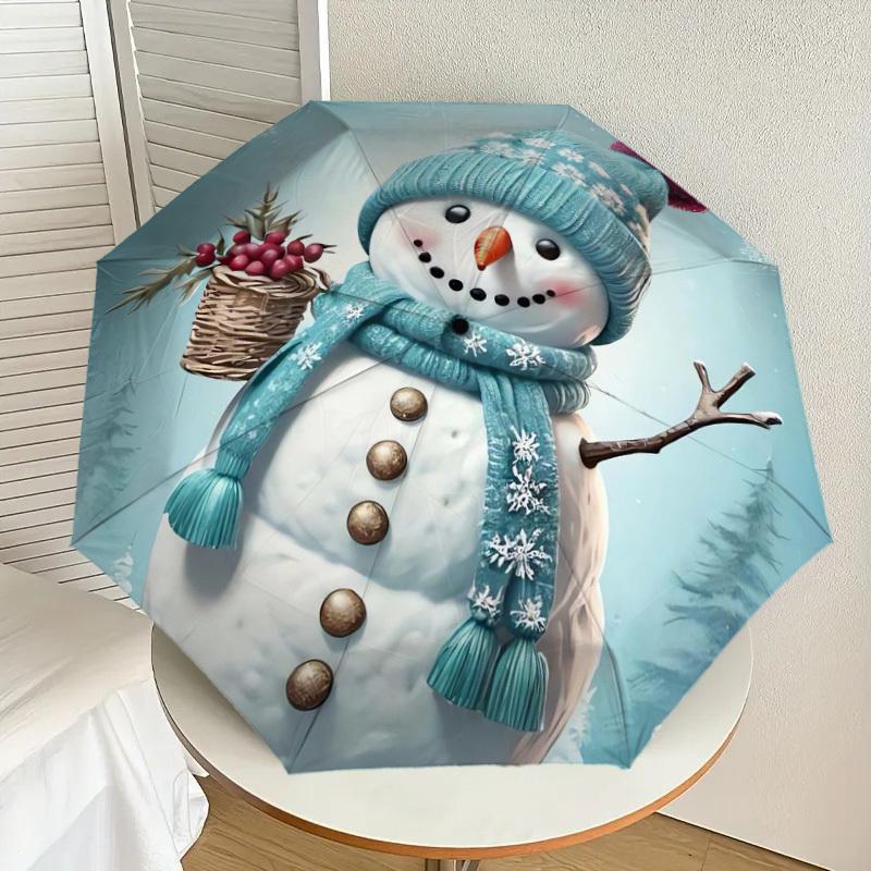 1pc Snowman with Basket of Berries Umbrella with Plastic Handle,Suitable for All Seasons Home Travel Outdoor UmbrellaDD317
1pc Snowman with Basket of Berries Umbrella with Plastic Handle,Suitable for All Seasons Home Travel Outdoor UmbrellaDD317