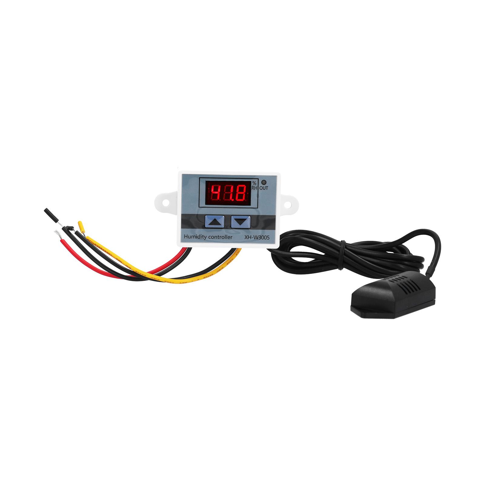 Digital Humidity Controller Module LED Hygrometer Sensor Control Switch 0~99percent RH XHW3005 24V
Digital Humidity Controller Module LED Hygrometer Sensor Control Switch 0~99percent RH XHW3005 24V