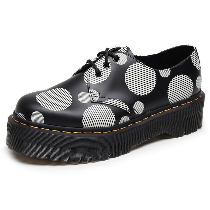 Printed 1 thick bottom hole small leather shoes women s low top, genuine leather British round head casual student muffin bottom short boots 35
Printed 1 thick bottom hole small leather shoes women s low top, genuine leather British round head casual student muffin bottom short boots 35