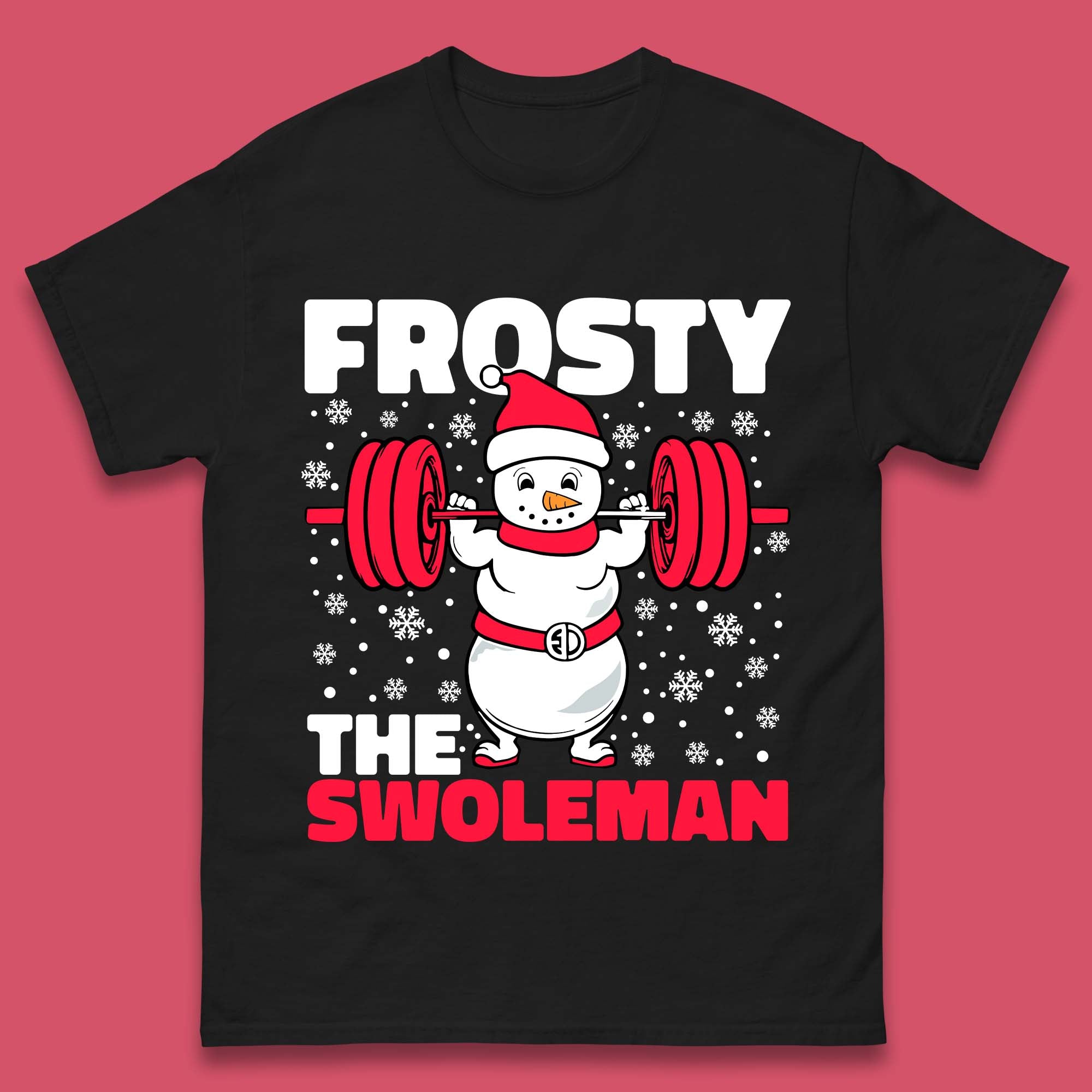 Frosty The Swoleman Christmas Mens T-Shirt Womens Tops Tees 4XL
Frosty The Swoleman Christmas Mens T-Shirt Womens Tops Tees 4XL