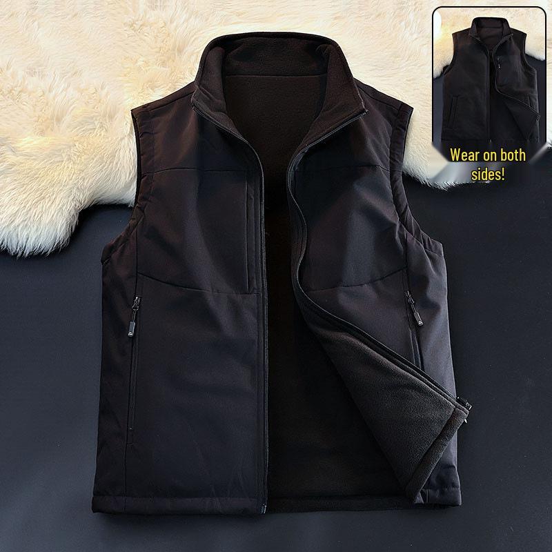 Men s Reversible Fleece Vest Jacket for Spring/Fall 2025 3XL (Approx. 175-190 lbs)
Men s Reversible Fleece Vest Jacket for Spring/Fall 2025 3XL (Approx. 175-190 lbs)