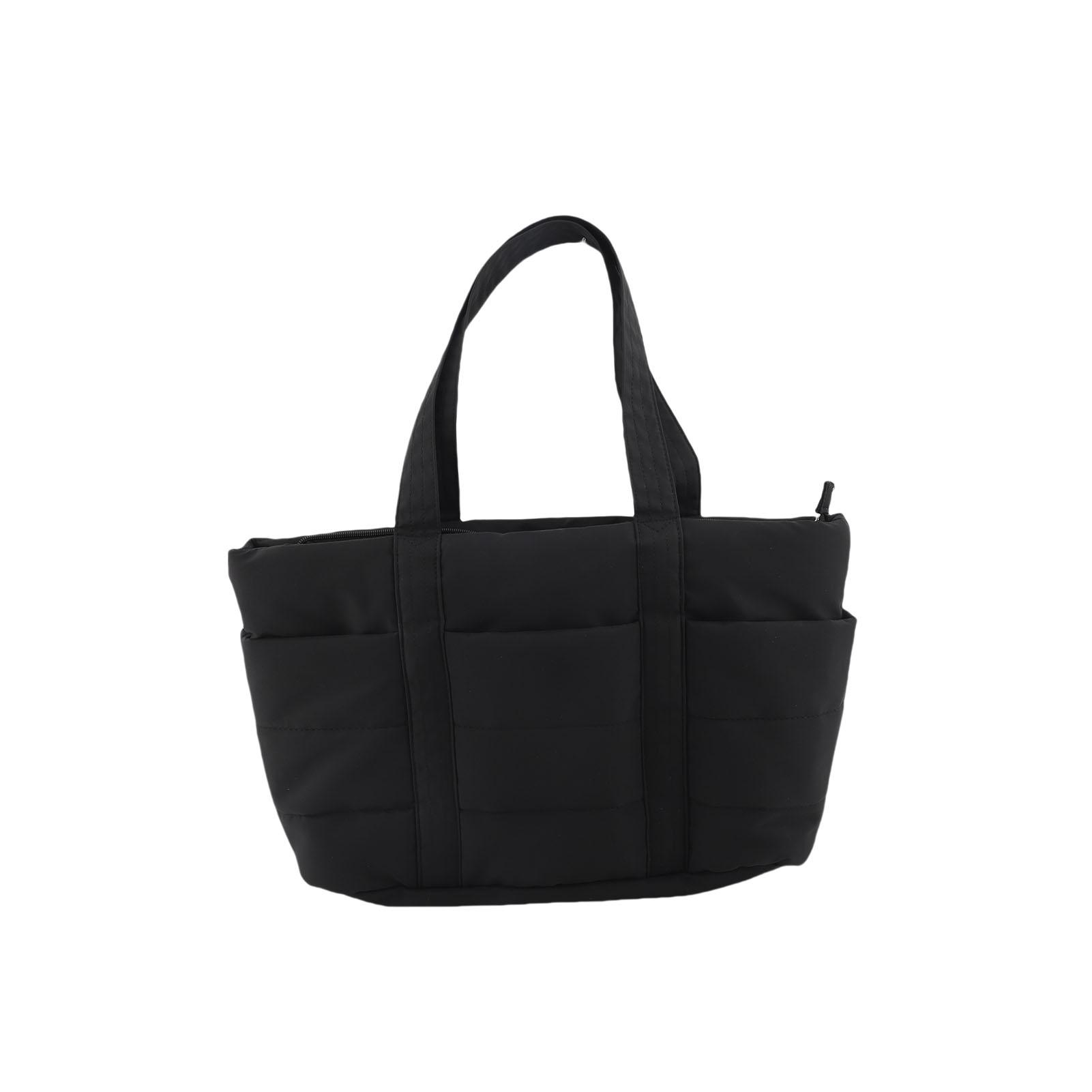 Handbag Stylish Lightweight Nylon Padded Puffy Bag with 13 Pockets Cup Holder for Travel Work
Handbag Stylish Lightweight Nylon Padded Puffy Bag with 13 Pockets Cup Holder for Travel Work
