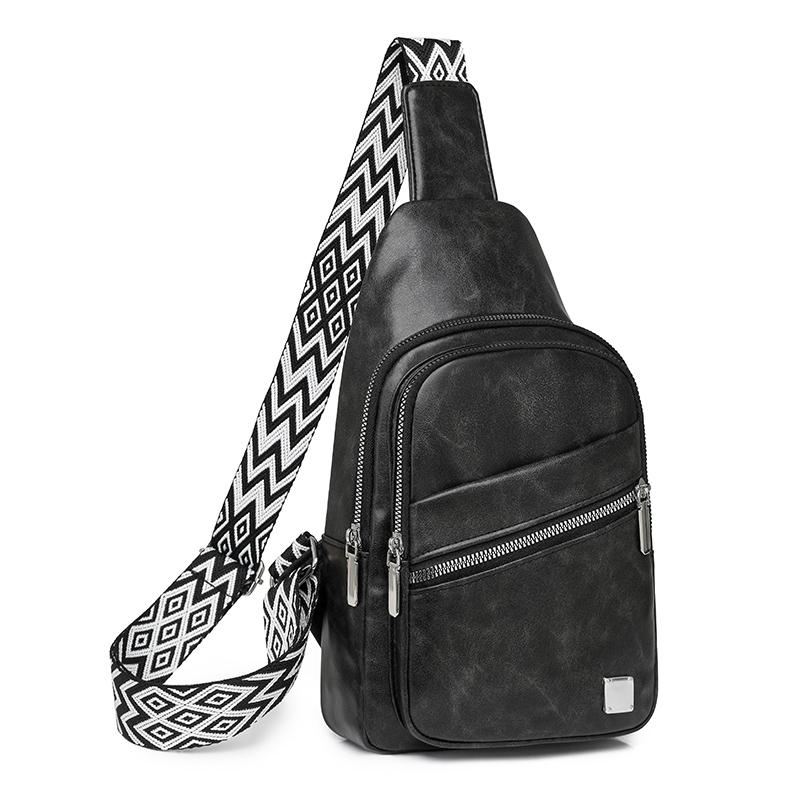 Винтажная женская нагрудная сумка большой вместимости из ПУ, сумка-кроссбоди чёрный
Винтажная женская нагрудная сумка большой вместимости из ПУ, сумка-кроссбоди чёрный