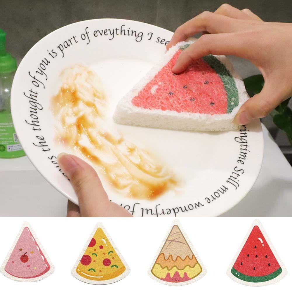 Thickened Dish Sponges Wood Pulp Sponge Kitchen Cleaning Tools Creative Cartoon Scouring Pad Hotel Cake
Thickened Dish Sponges Wood Pulp Sponge Kitchen Cleaning Tools Creative Cartoon Scouring Pad Hotel Cake