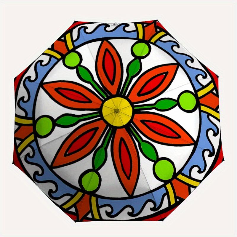 1pc Mandala Pattern Folding Umbrella , 8 Ribs Casual Durable Lightweight Portable Travelling Umbrella For Men & Women yy250728106
1pc Mandala Pattern Folding Umbrella , 8 Ribs Casual Durable Lightweight Portable Travelling Umbrella For Men & Women yy250728106