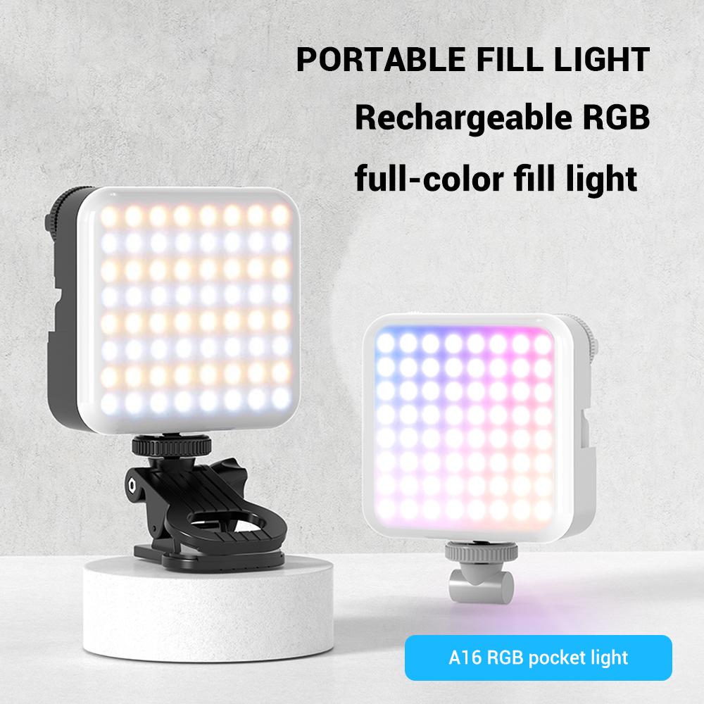 A16 Magnetic RGB Photography Lamp Portable Skin Beauty Live Streaming LED Fill Light for Camera Phone Type A
A16 Magnetic RGB Photography Lamp Portable Skin Beauty Live Streaming LED Fill Light for Camera Phone Type A
