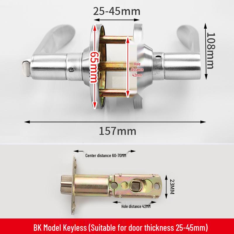 Aluminum Alloy Spherical Lever Handle Lock for Bathroom Doors
Aluminum Alloy Spherical Lever Handle Lock for Bathroom Doors