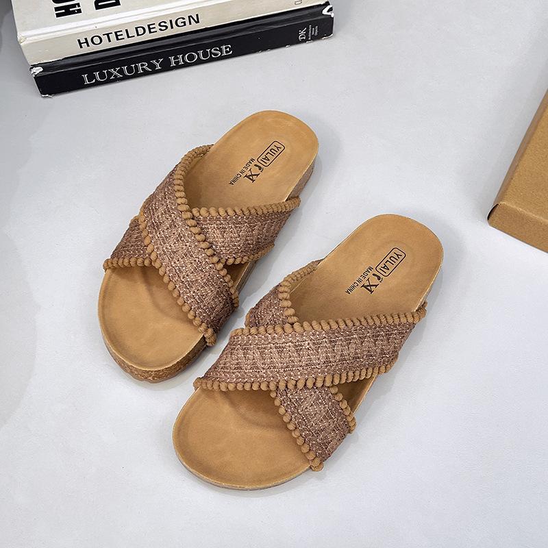 Летние новые шлепанцы на плоской подошве 2025 года, женские, с перекрещенным носком, шлепанцы на одной перемычке, с мягкой подошвой, повседневные, универсальные, крутые шлепанцы 40 коричневый
Летние новые шлепанцы на плоской подошве 2025 года, женские, с перекрещенным носком, шлепанцы на одной перемычке, с мягкой подошвой, повседневные, универсальные, крутые шлепанцы 40 коричневый